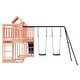 preview thumbnail 13 of 16, vidaXL Swing Set Outdoor Backyard Wooden Playground Equipment for Kids Age 3-8