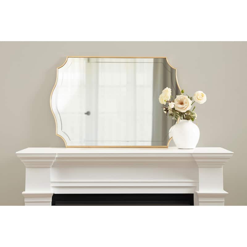 Kate and Laurel Hollyn Decorative Framed Wall Mirror