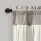preview thumbnail 9 of 40, Lush Decor Linen Button Window Curtain Valance