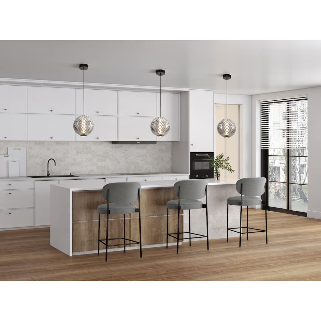Artcraft Celeste Integrated LED Pendant 12" - Gunmetal Finish