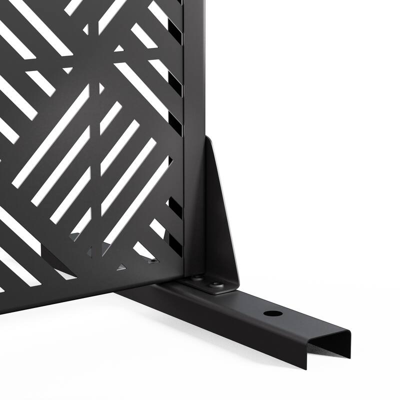 Outdoor Privacy Screen Metal Privacy Screen Panel Free Standing - 72*47