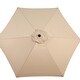 preview thumbnail 18 of 48, 9FT Outdoor Patio Umbrella Outdoor Table Umbrella with Push Button Tilt and Crank