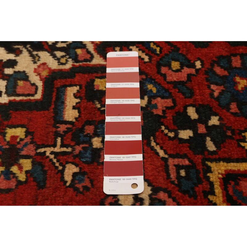ECARPETGALLERY Hand-knotted Kayseri Vintage Red Wool Rug - 4'6 x 6'6