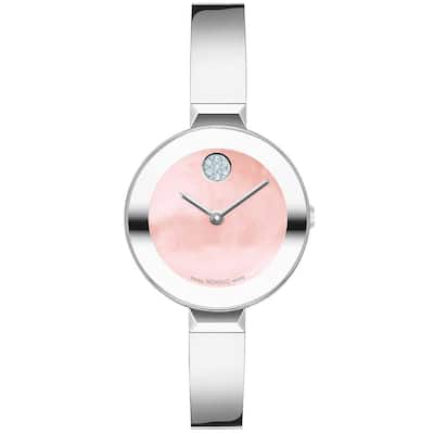 Movado Women's Bold Bangle Pink MOP Dial Watch - 3601178 - Pink MOP - 6 (36)