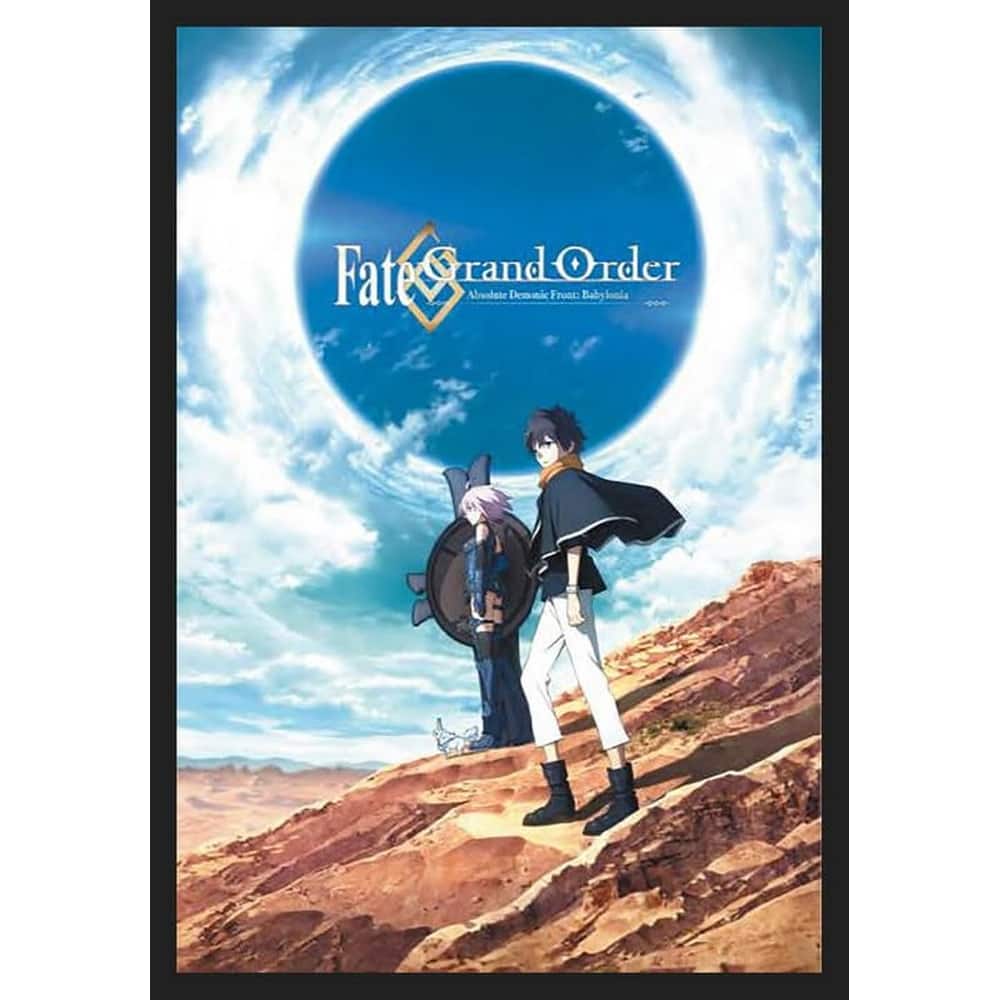 Fate Grand Order Mash and FuJimaru Framed Poster - 24 x 36 Inch