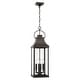 preview thumbnail 1 of 7, Bradford 4-light Outdoor Hanging Lantern Oiled Bronze