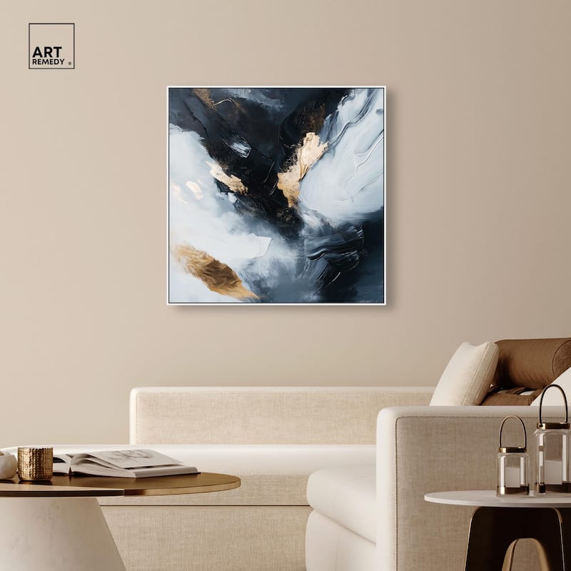 Golden Spark II Canvas by Art Remedy