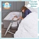 preview thumbnail 22 of 24, Dream On Me Skylar Bassinet in Grey Grey