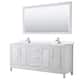 Option White / White Quartz Top / Polished Chrome
