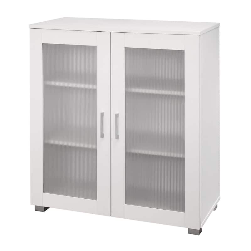 Accent Storage Cabinet, Sideboard Buffet (White)