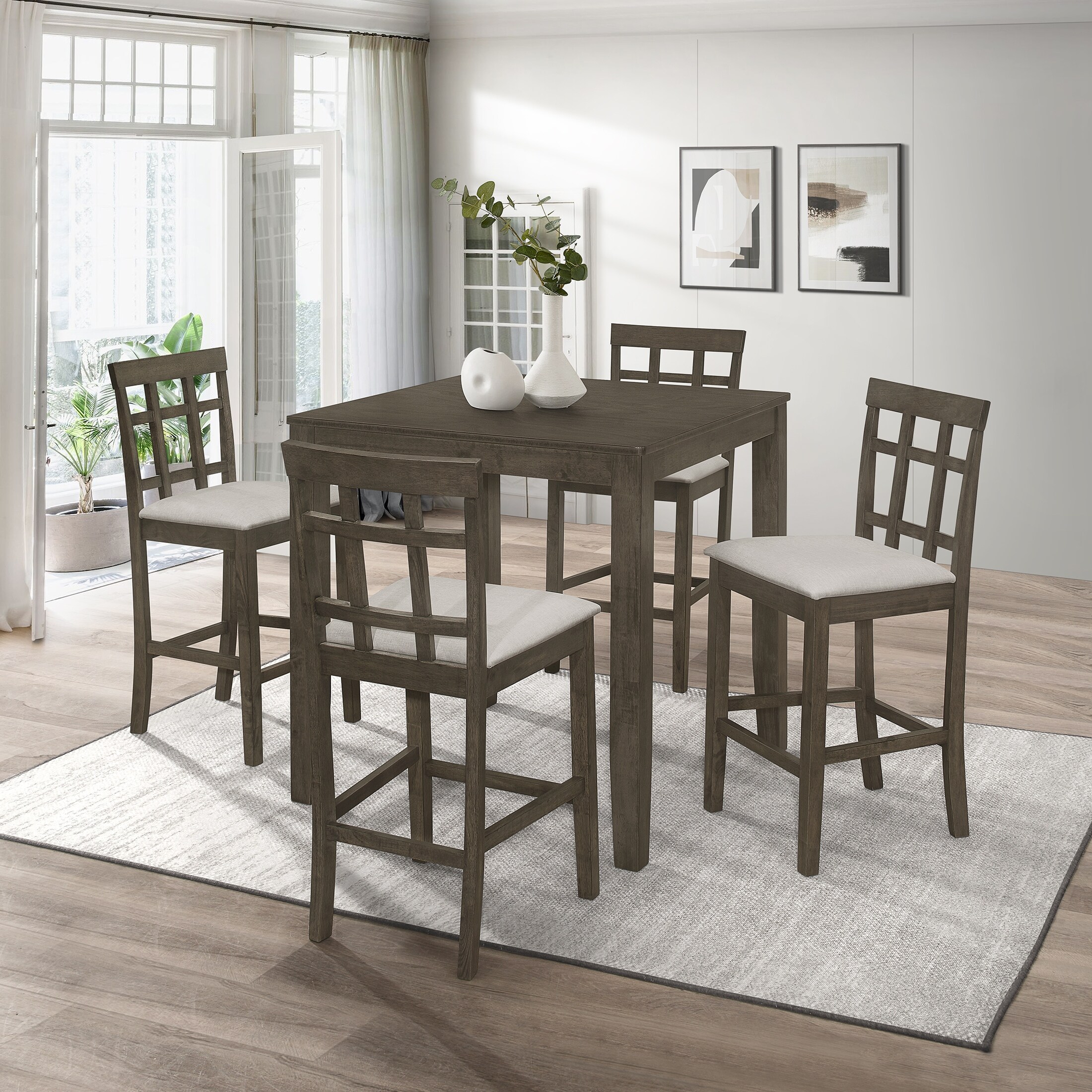 Chavers 5 piece counter height dining set online