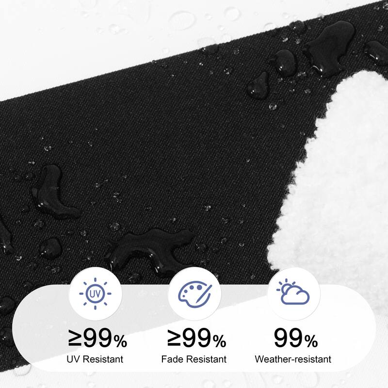 Outdoor Lounge Chairs Chaise Lounge Set with Adjustable Back and Cushions