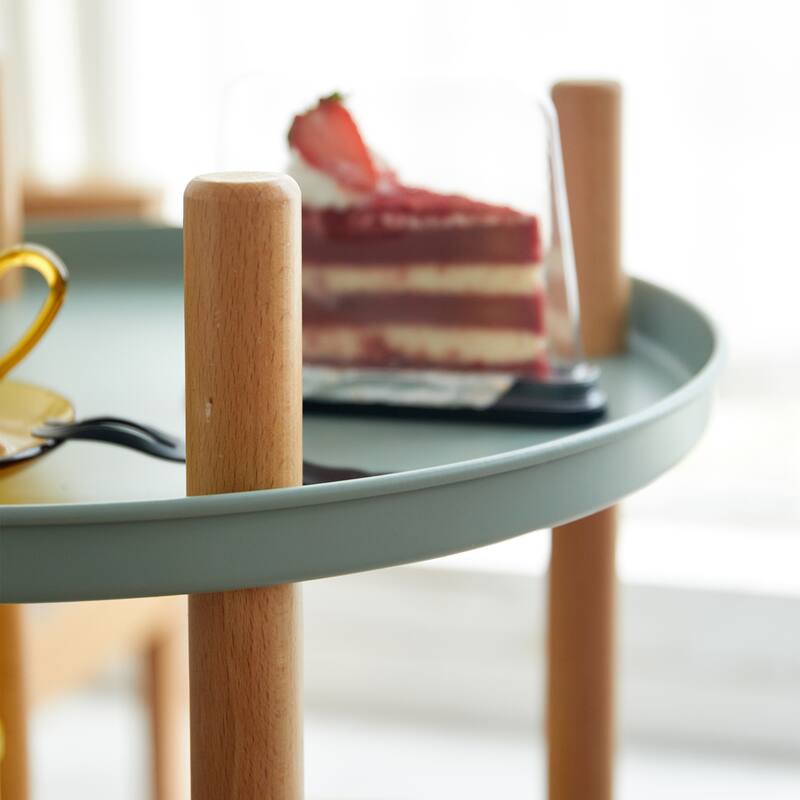 4 Tier 360° Rotating Bookshelf, Compact Design, Standing Shelf