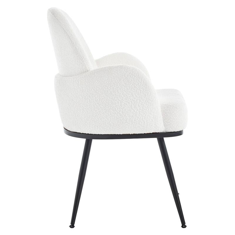 Fabric Upholstered Dining Chairs Set of 2/4 with Arms - 34.8"H x 23.2"W x 22.8"D