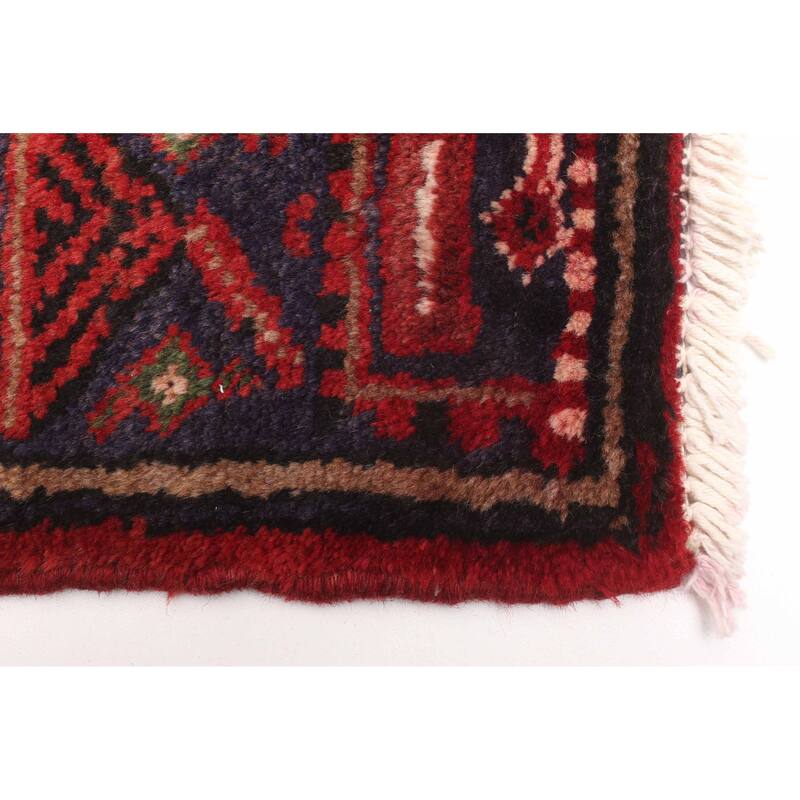 ECARPETGALLERY Hand-knotted Andelz Red Wool Rug - 4'2 x 7'3