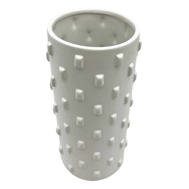 White Ceramic Vase for Flowers
