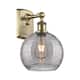 Option Antique Brass / Light Smoke Deco Swirl