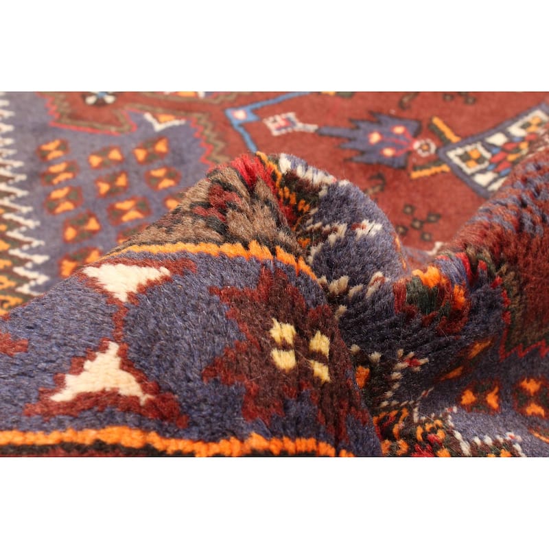 ECARPETGALLERY Hand-knotted Andelz Blue Wool Rug - 4'1 x 6'6