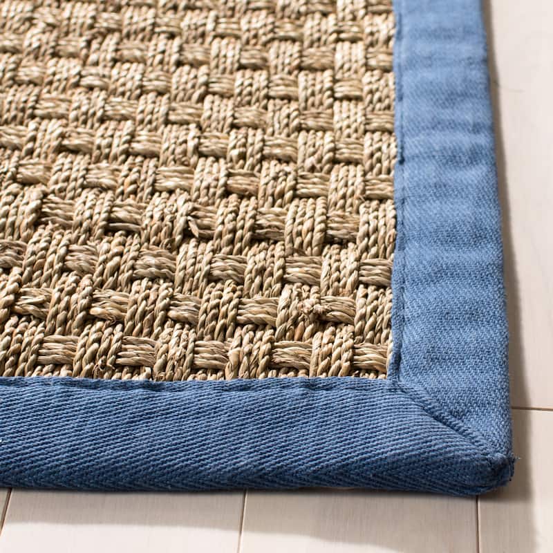 SAFAVIEH Natural Fiber Marina Basketweave Seagrass Rug