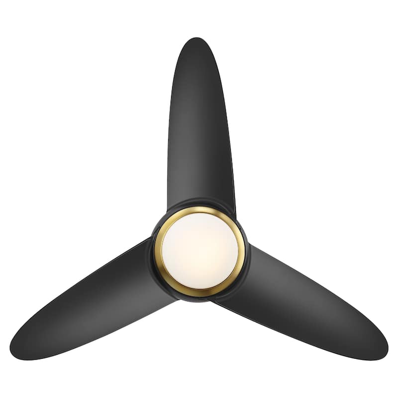 Loft Indoor Outdoor 3-Blade Smart Ceiling Fan 38in with 3000K LED and Remote Control-REMOVE FINISH - 38