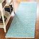 preview thumbnail 21 of 94, SAFAVIEH Handmade Flatweave Montauk Adrian Casual Cotton Rug 2'3" x 11' Runner - Aqua/Ivory - Runner