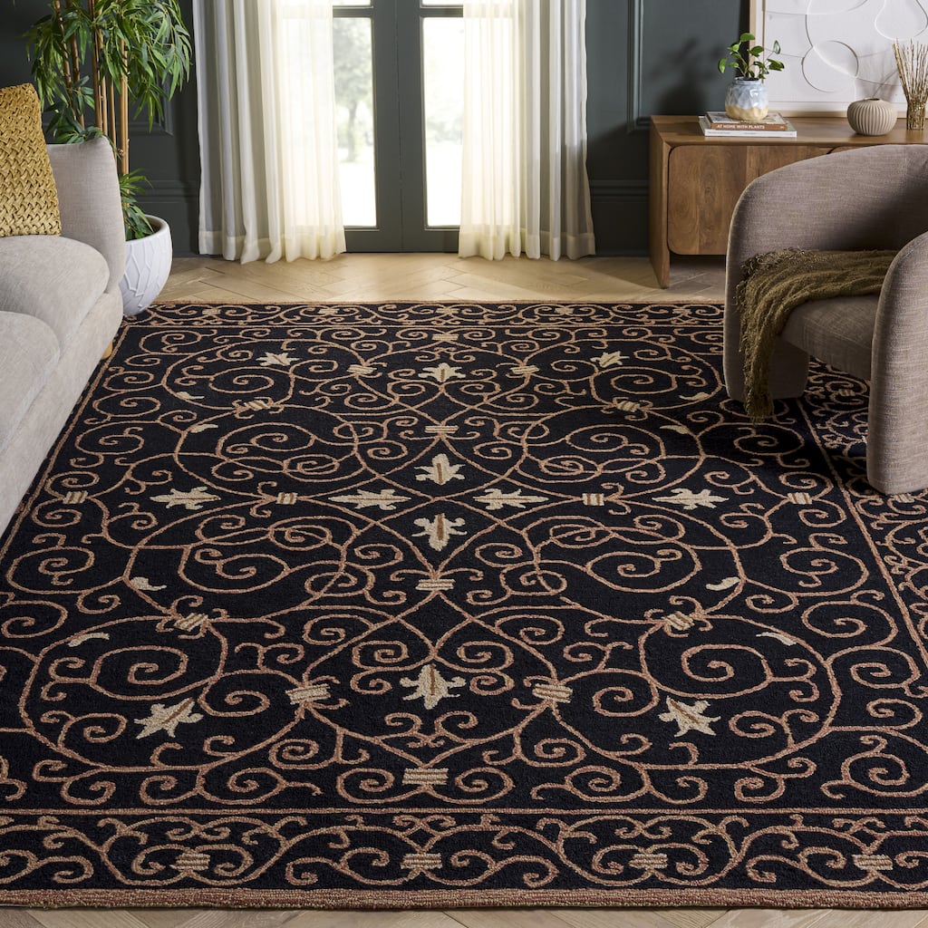 SAFAVIEH Handmade Chelsea Vermont French Country Wool Rug