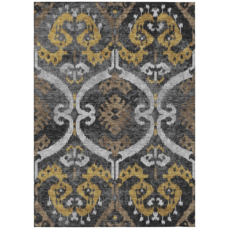 Machine Washable Indoor/ Outdoor Global Empire Chantille Rug