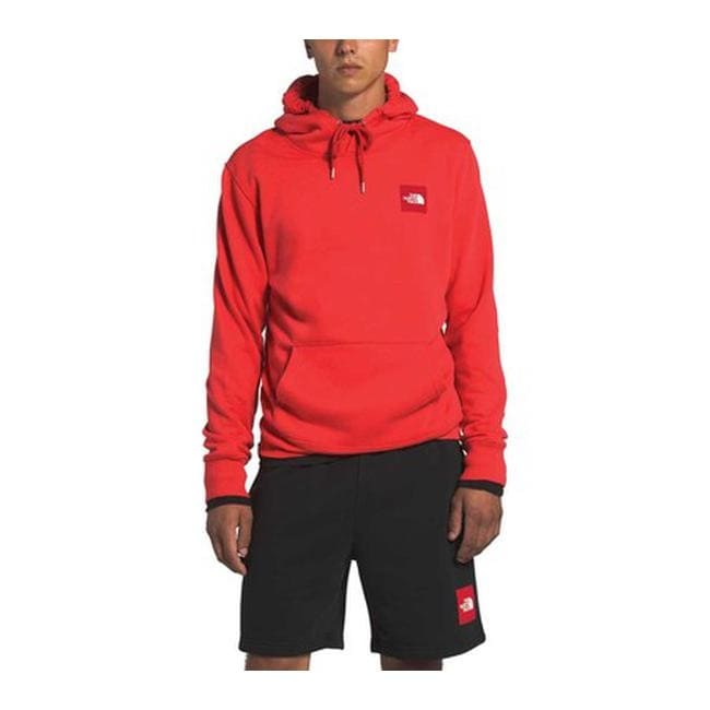 The north face red box pullover hoodie clearance