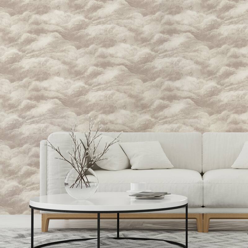 Belgravia Decor Nimbostratus Ash Cloud Wallpaper