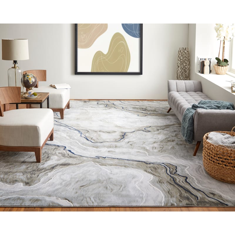 Javers Abstract Modern Area Rug