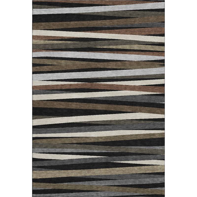 Premium Washable Super Soft Modern Stripes Mayfield Rug