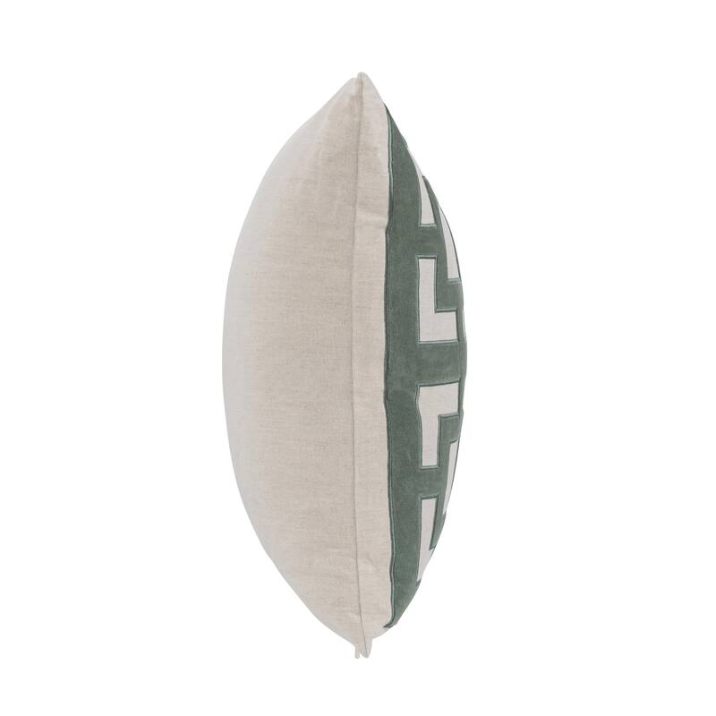 Villa by Classic Home Corbin Cotton Blend Throw Pillow