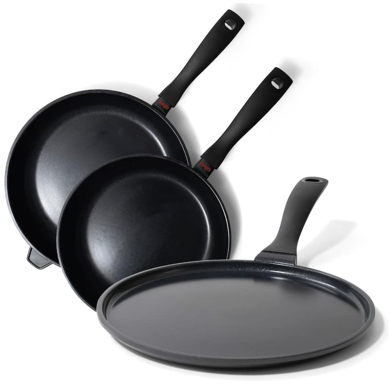 Alva Energy Non-Toxic Nonstick Frying Pan - 3 Piece Set