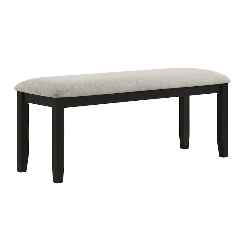 Farmhouse Storage Narrow Hallway Bench with Wood Legs