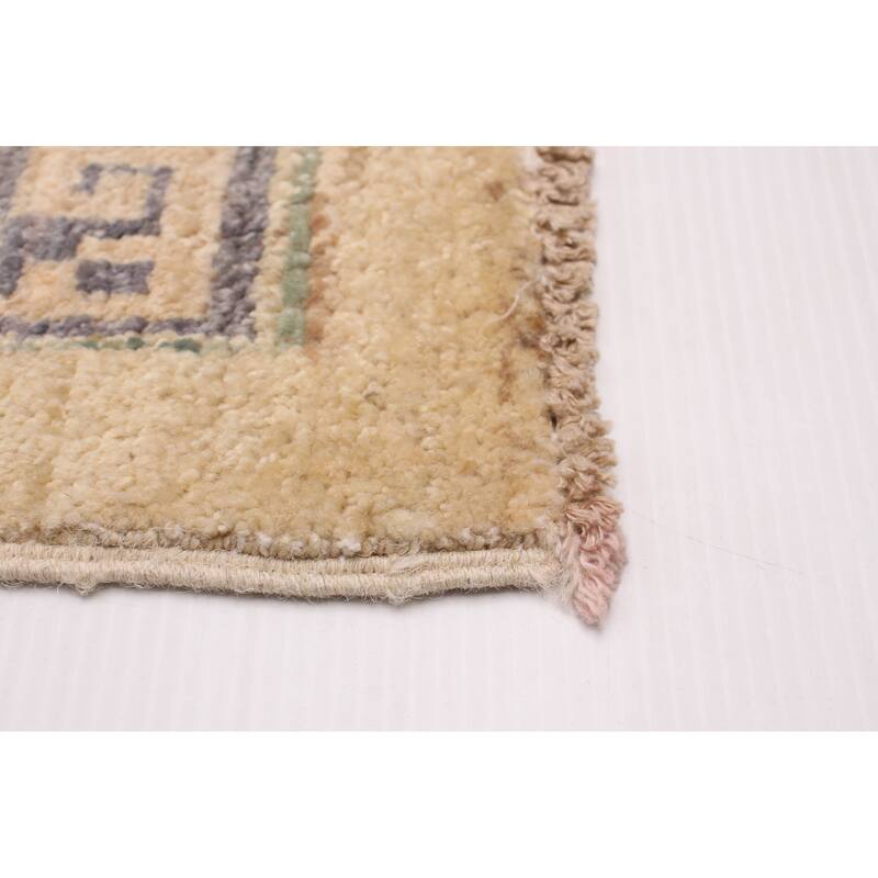 ECARPETGALLERY Hand-knotted Pako Mamluk Cream Wool Rug - 9'8 x 13'7