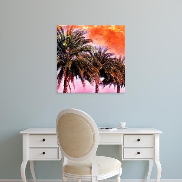 Easy Art Prints Skip Nall's 'Hifi Palms I' Premium Canvas Art