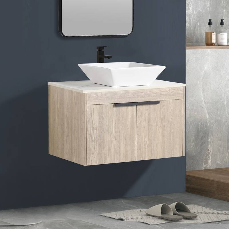 Topcraft Wall Mounted Bathroom Vanity with Sink