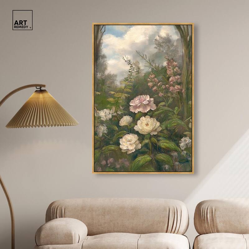 Woodland Bloom Canvas by Art Remedy