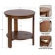 preview thumbnail 29 of 117, Kate and Laurel Foxford Round Wood Side Table