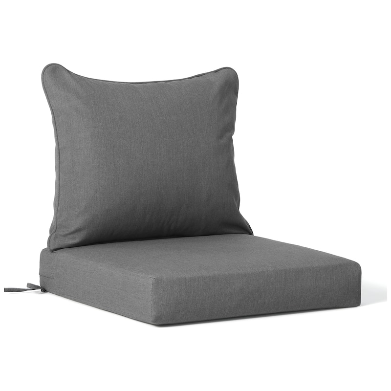 Polytrends Fading Free All Weather Poly Outdoor Deep Seating Cushion Set - Water Repellent