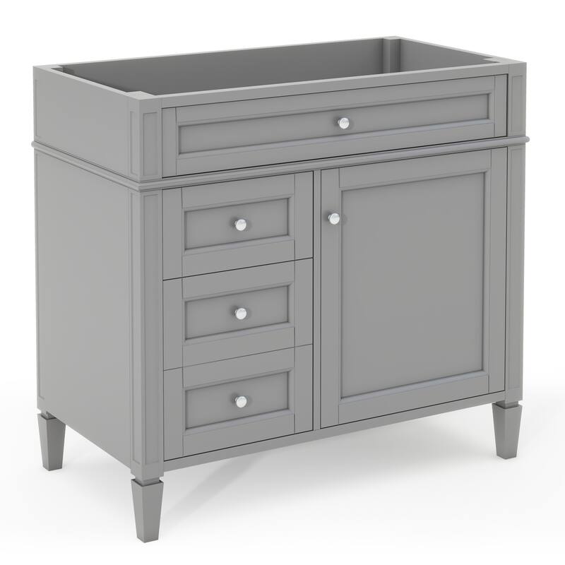 Bathroom Storage Vanity with 2 Drawers and a Tip-out Drawer