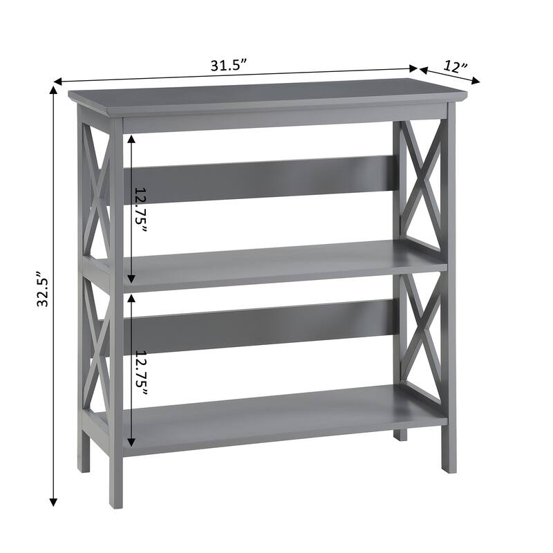 Convenience Concepts Oxford 3 Tier Bookcase