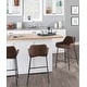 preview thumbnail 45 of 43, Carbon Loft Galotti Industrial Counter Stools (Set of 2) - N/A