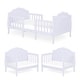 preview thumbnail 15 of 19, Sweetpea Baby Rose 3-in-1 Convertible Toddler Bed Lavender
