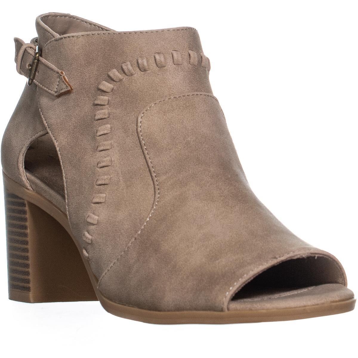 easy street peep toe booties