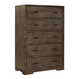 Dovetail 5-Drawer Chest, Graphite