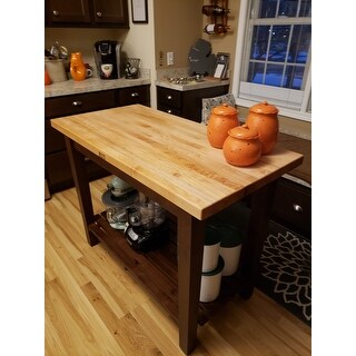 John Boos C4824 48x24 Butcher Block w/ shelf & Henckels Kinfe ...