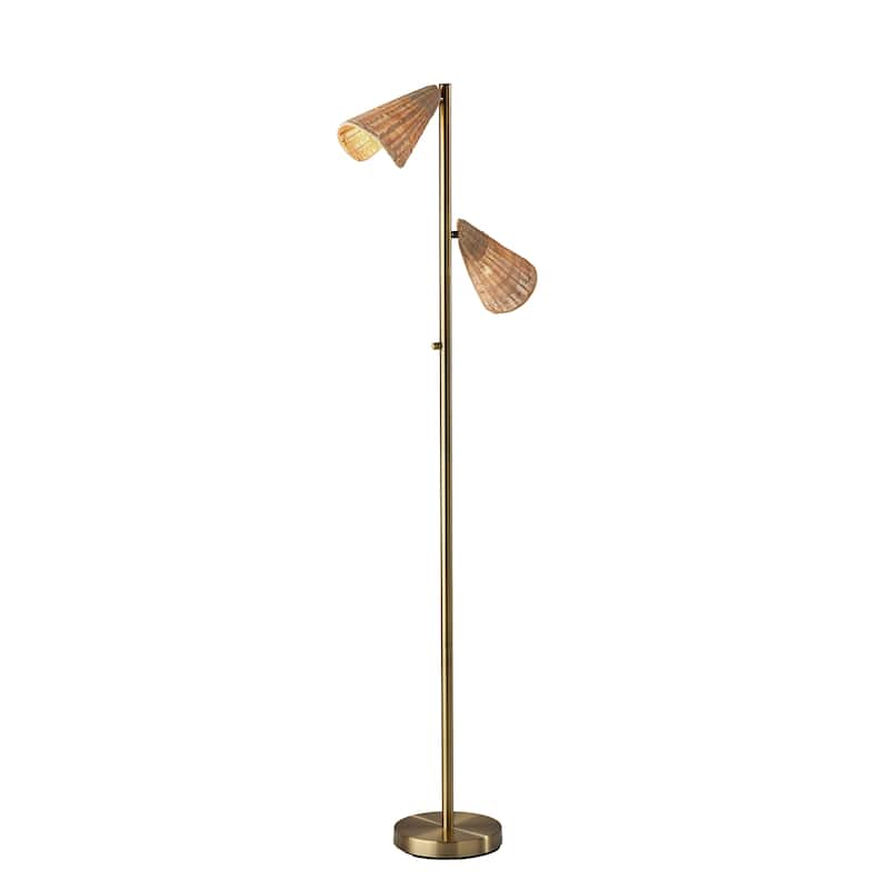 Cove Tree Lamp - Antique Brass