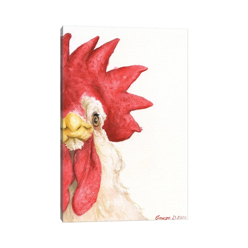 iCanvas "Chicken I" by George Dyachenko Canvas Print
