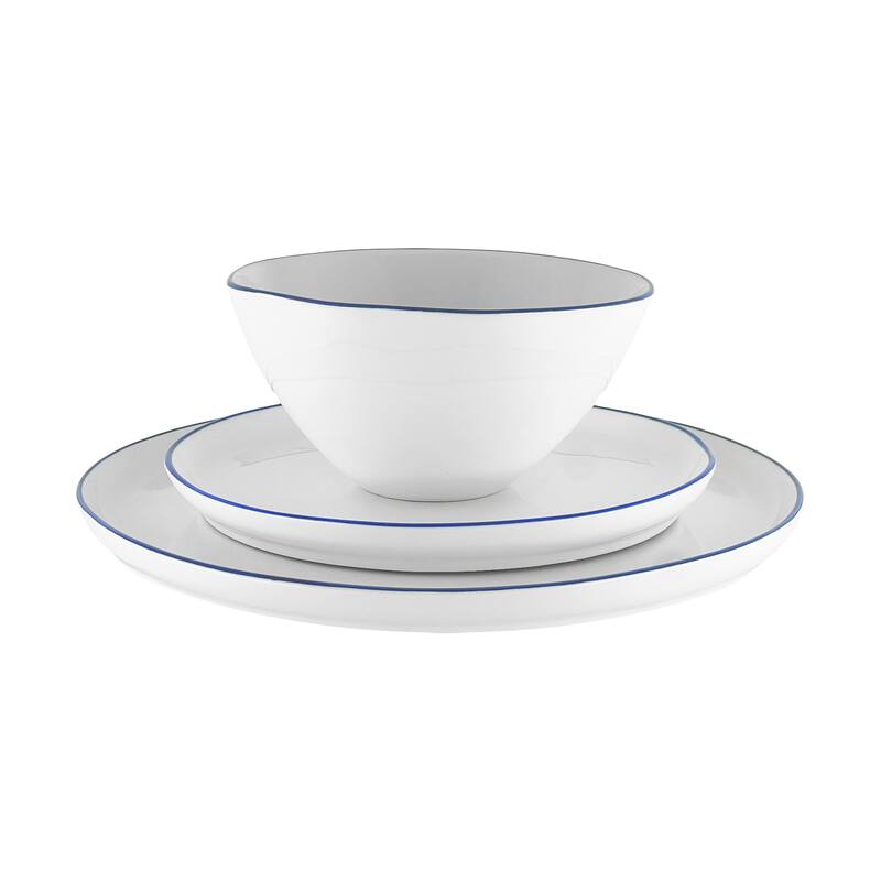 Abbesses 3-Piece Place Setting - Blue